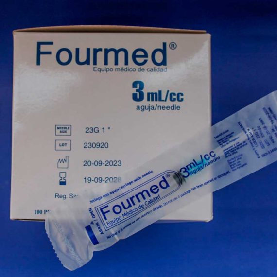 FOURMED JERINGA 3ML 23G 1