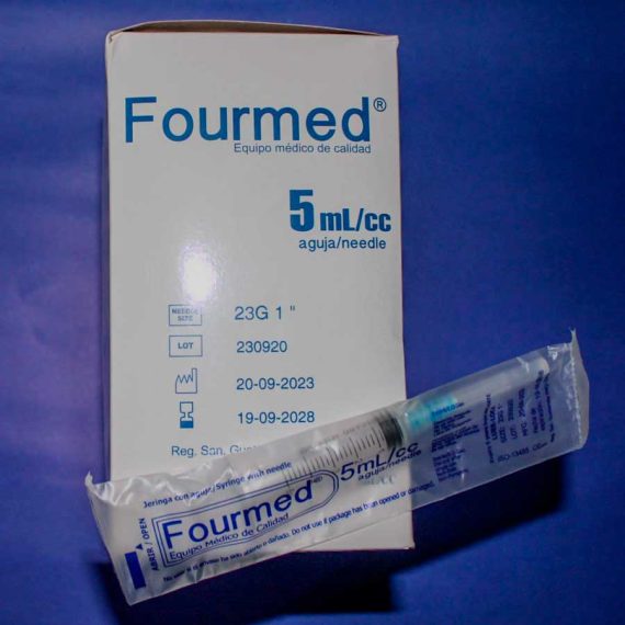 FOURMED JERINGA 5ML 23G 1