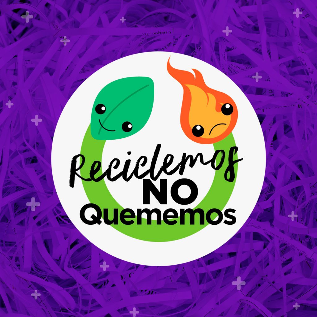 logo reciclemos no quememos